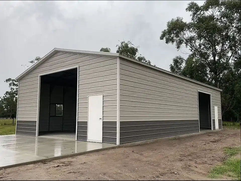 30 x 50 Steel Building Garage with 12 foot high walls