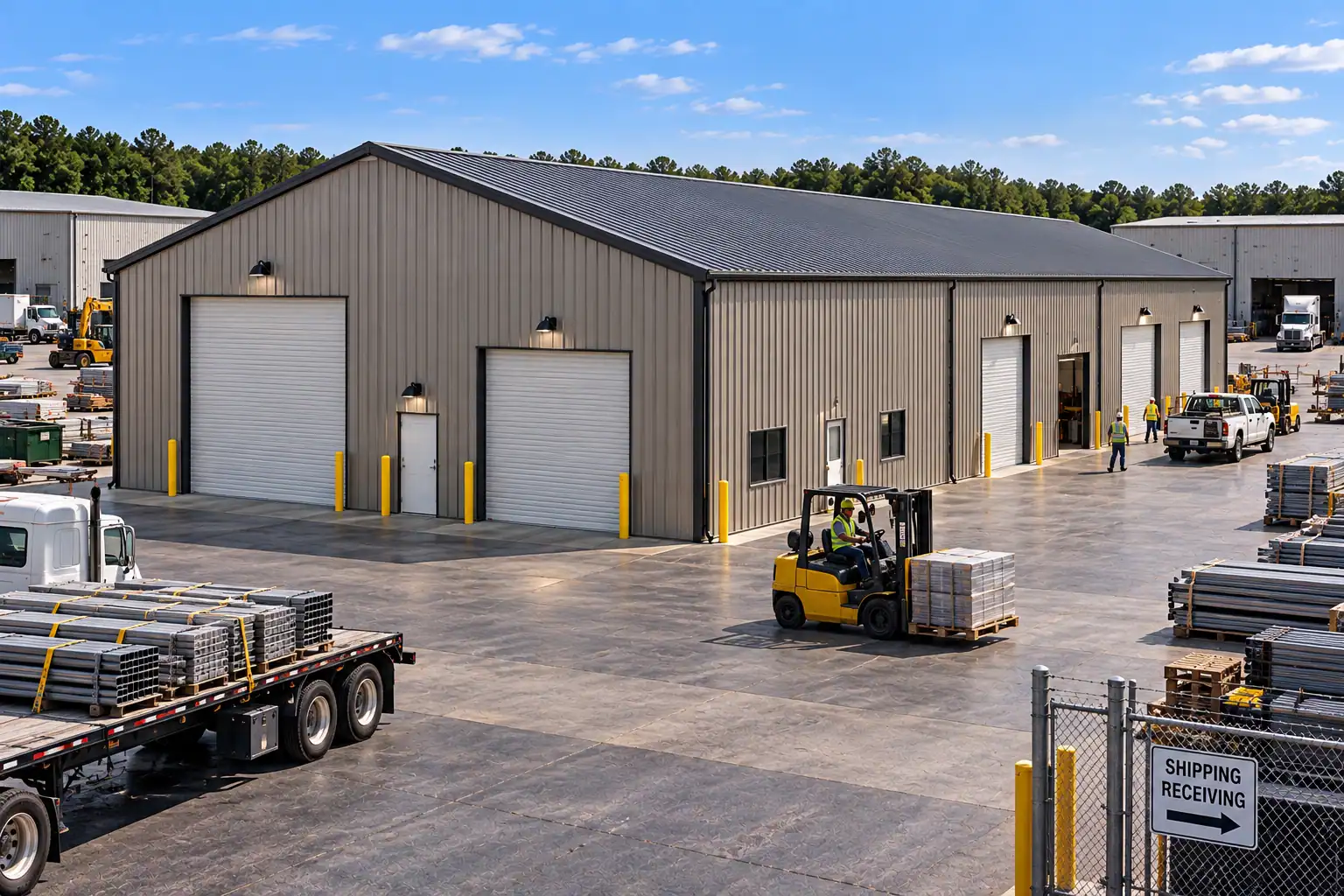34x100 Metal Building, 3,400 sq ft