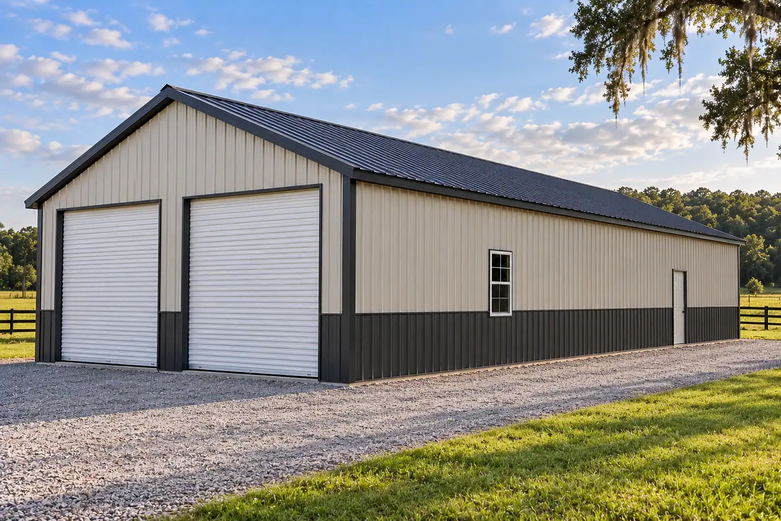 34x55 Metal Building, 1,870 sq ft