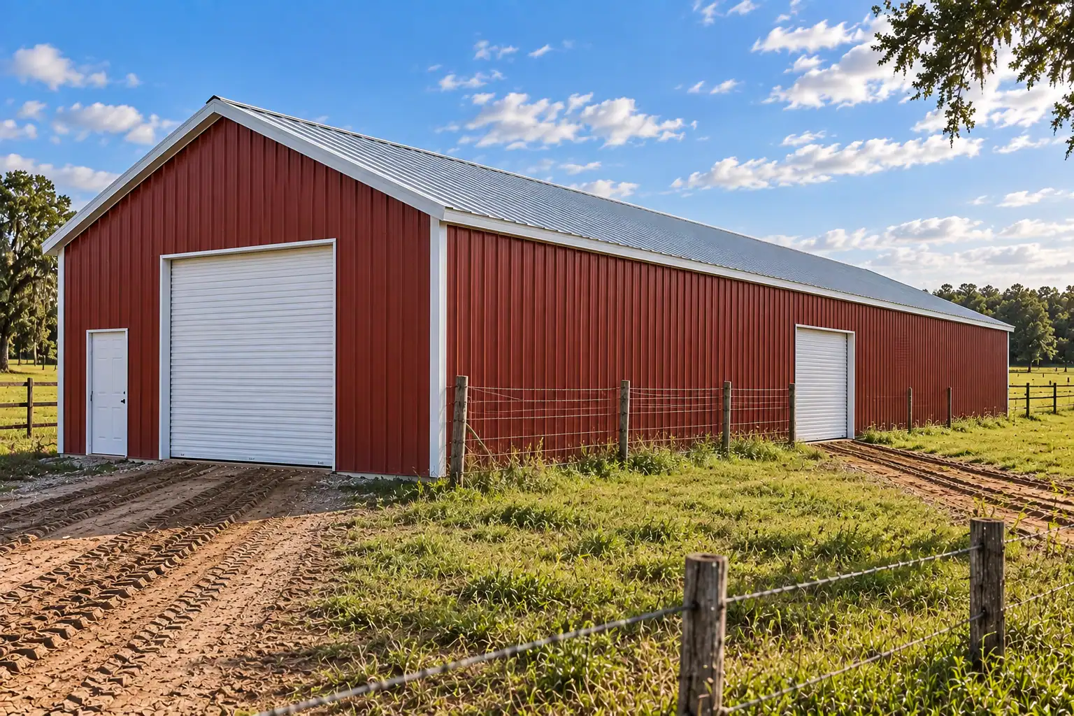 34x75 Metal Building, 2,550 sq ft