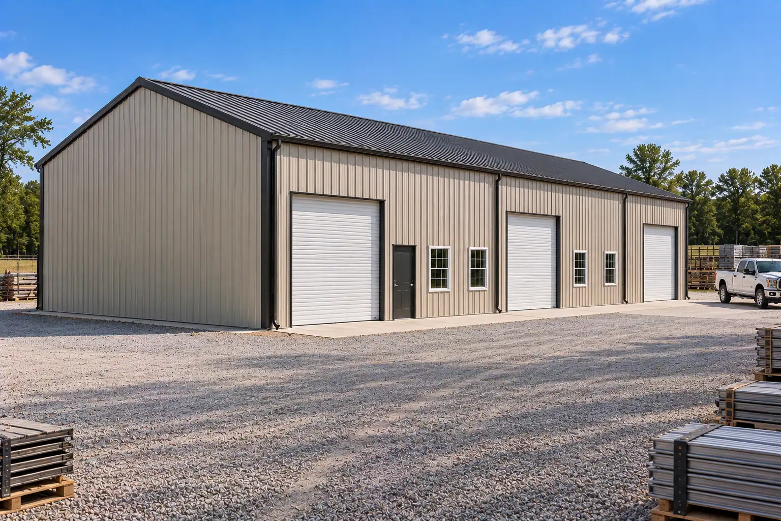 34x80 Metal Building, 2,720 sq ft