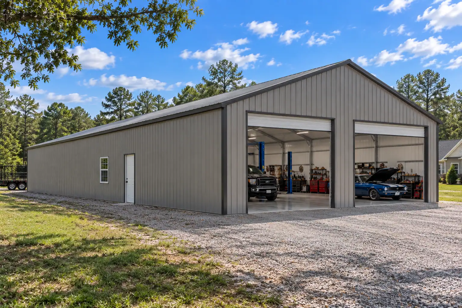 36x55 Metal Building, 1,980 sq ft