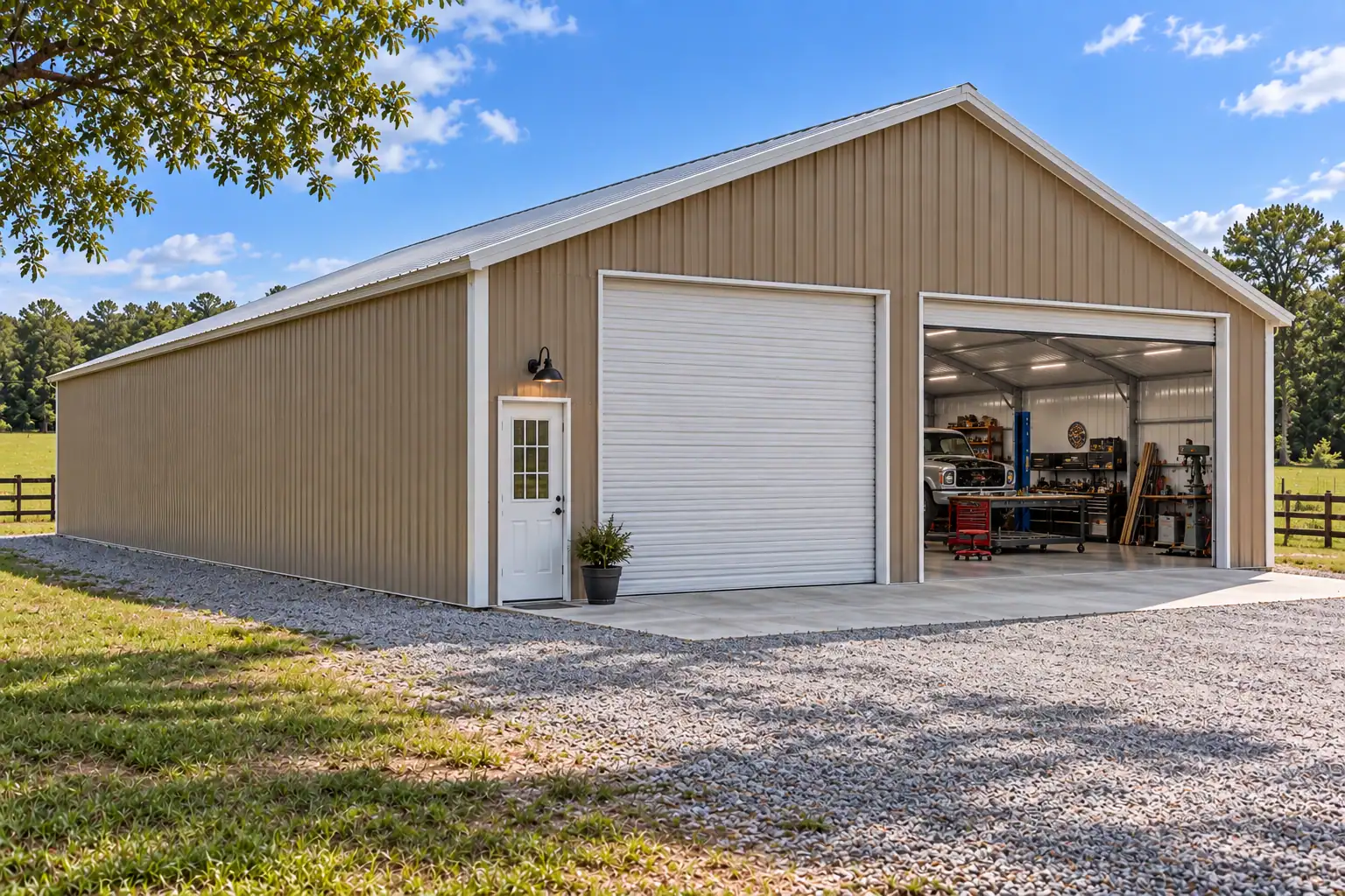 36x65 Metal Building, 2,340 sq ft