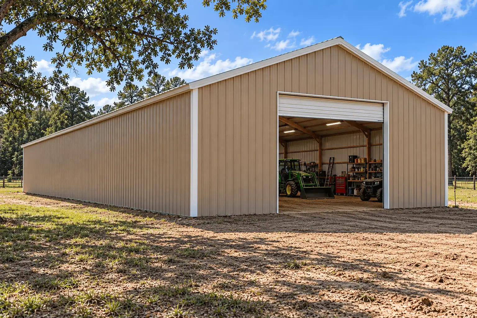 36x85 Metal Building, 3,060 sq ft