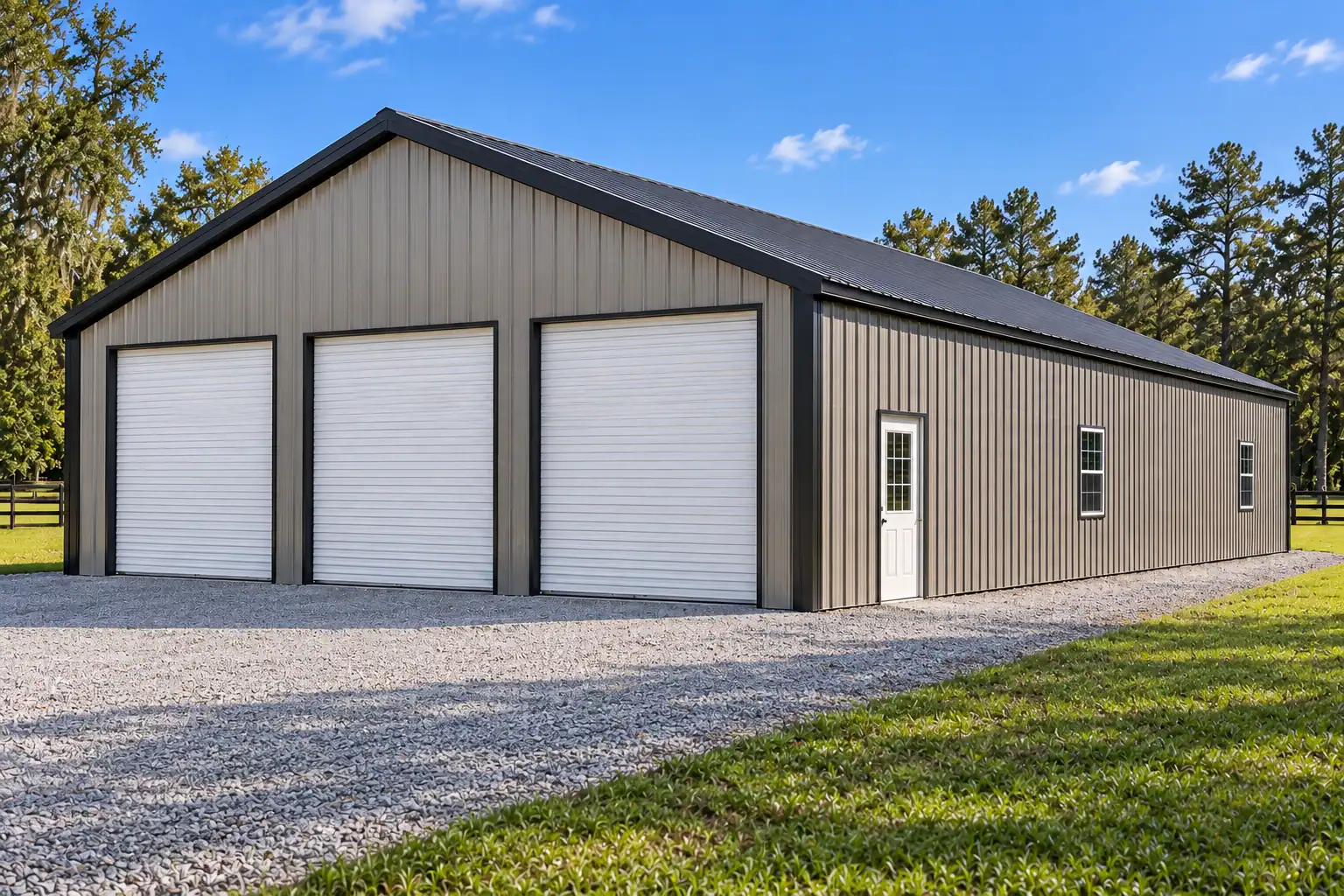 42x60 Metal Building, 2,520 sq ft