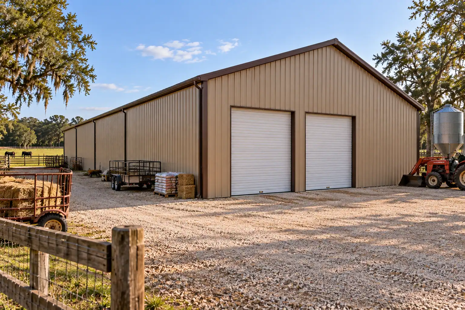 48x65 Metal Building, 3,120 sq ft