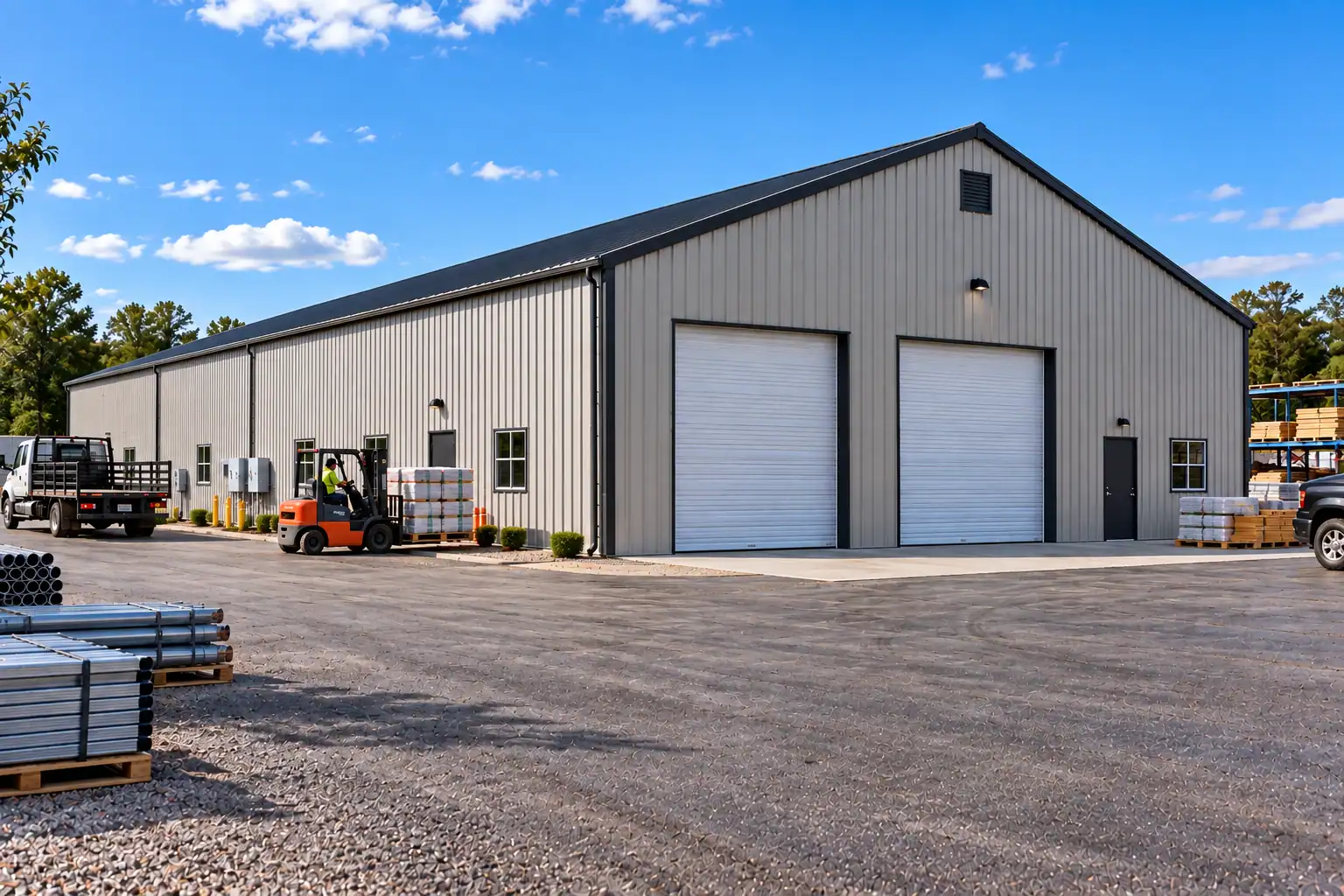 58x95 Metal Building, 5,510 sq ft