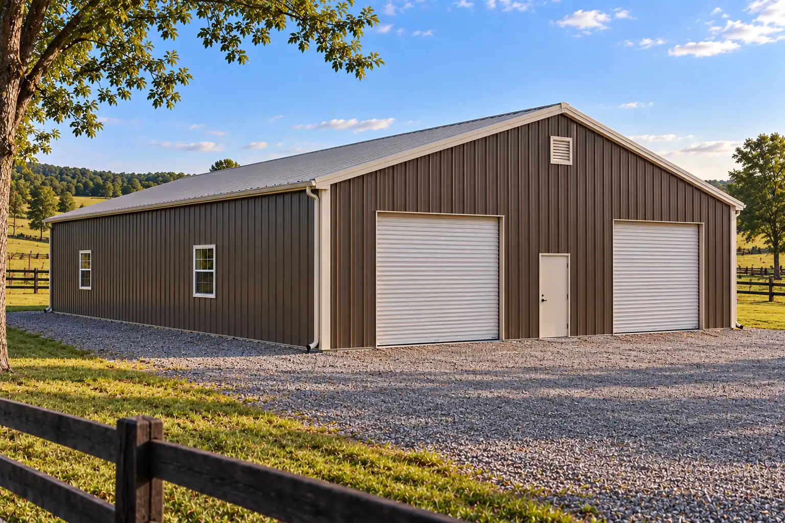 60x55 Metal Building, 3,300 sq ft