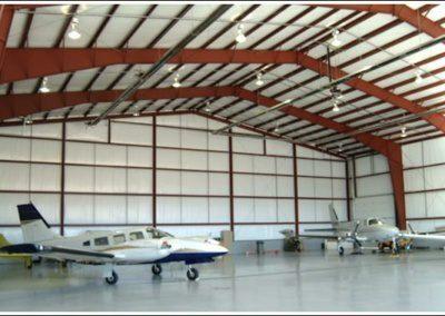 Red Iron Building Hannger