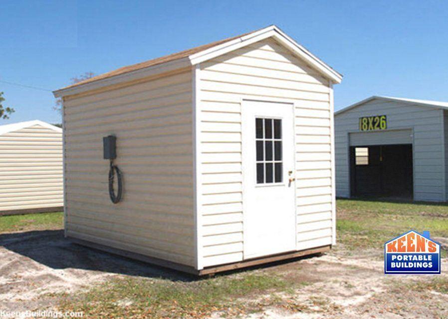 Turn An 8X10 Shed Into A Playhouse Keens Buildings Shed 8X10 Boxed Eave