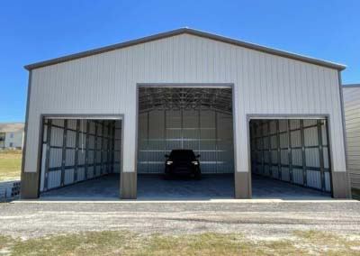3 Vehicle Metal Garage