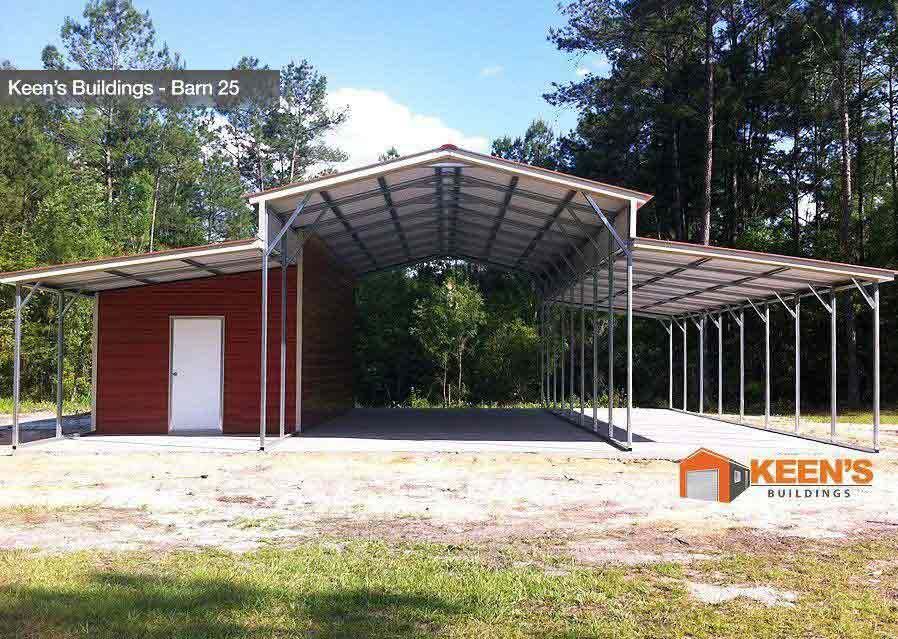 Prefab Metal Barns For Sale Steel Barn Kits Keen's Buildings