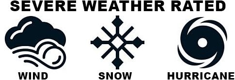 Certified & Engineered for Snow Load, Wind Load, and Hurricane Rated