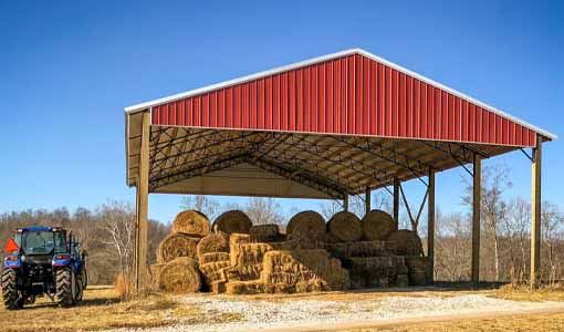 Agricultural Pole Barn Open