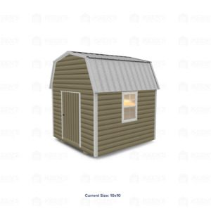 10x10 Lofted Shed Barn