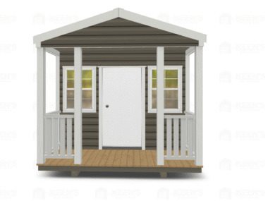 Keen's Buildings, 10x12 Shed w/ Porch, KBS-101207ASP-1D2W