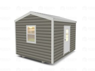Keen's Buildings, 10x12 Shed w/ Eve Side Door, KBS-EG101207-1D2W