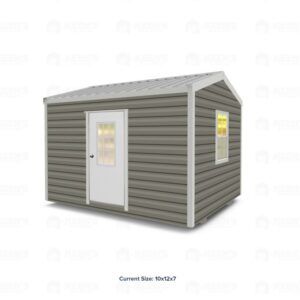 10x12 Shed w/ Eve Side Door