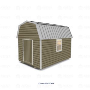 10x14 Lofted Shed Barn