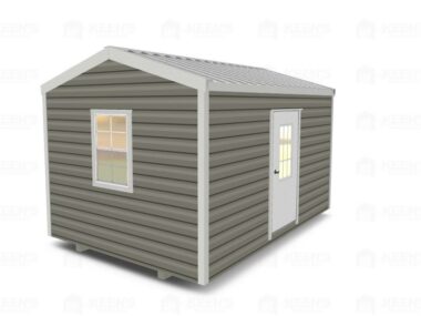 Keen's Buildings, 10x14 Shed w/ Eve Side Door, KBS-EG101407-1D2W