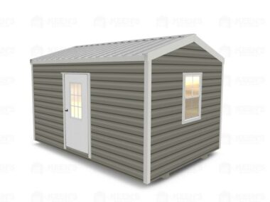 Keen's Buildings, 10x14 Shed w/ Eve Side Door, KBS-EG101407-1D2W