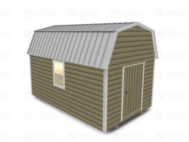 Keen's Buildings, 10x16 Lofted Shed Barn, KBS-GSD101607-1D2W