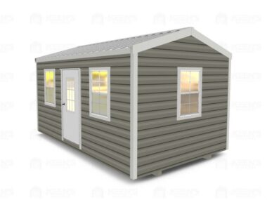 10x16 Shed w/ Eve Side Door