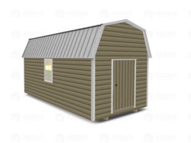 Keen's Buildings, 10x20 Lofted Shed Barn, KBS-GSD102007-1D2W