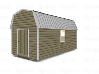 Keen's Buildings, 10x20 Lofted Shed Barn, KBS-GSD102007-1D2W