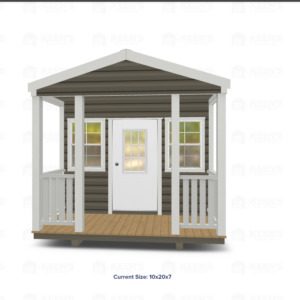 10x20 Shed w/ Porch
