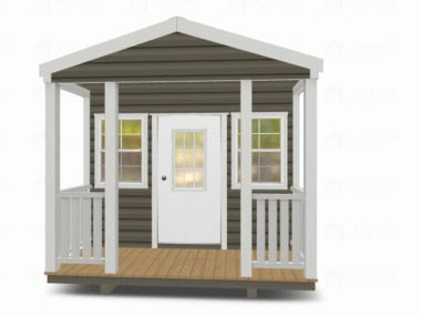Keen's Buildings, 10x20 Shed w/ Porch, KBS-102007ASP-1D2W