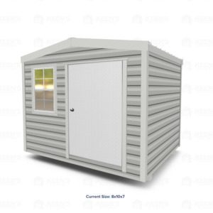 10x8 Shed w/ Gable Side Door