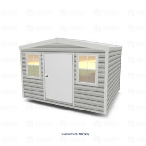 12x10 Shed w/ Gable Side Door