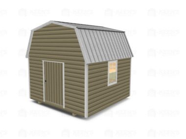 Keen's Buildings, 12x12 Lofted Shed Barn, KBS-GSD121207-1D2W