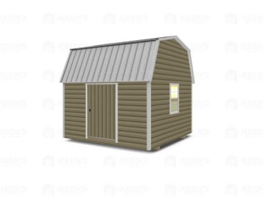 Keen's Buildings, 12x12 Lofted Shed Barn w/ Eve Side Door, KBS-GED121207-1D2W