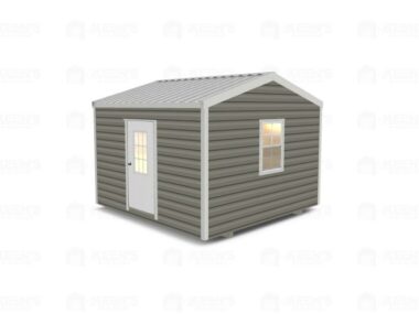 Keen's Buildings, 12x12 Shed w/ Eve Side Door, KBS-EG121207-1D2W