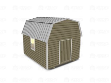 Keen's Buildings, 12x14 Lofted Shed Barn, KBS-GSD121407-1D2W
