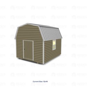 12x14 Lofted Shed Barn