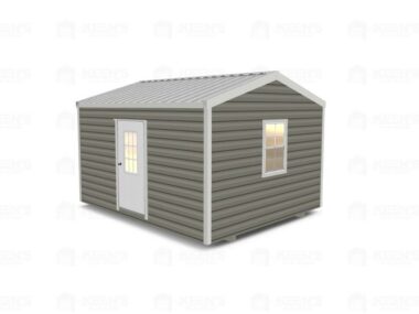 Keen's Buildings, 12x14 Shed w/ Eve Side Door, KBS-EG121407-1D2W