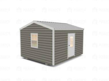 Keen's Buildings, 12x14 Shed w/ Eve Side Door, KBS-EG121407-1D2W
