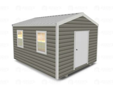 Keen's Buildings, 12x14 Shed w/ Gable Side Door, KBS-121407GSD-1D2W