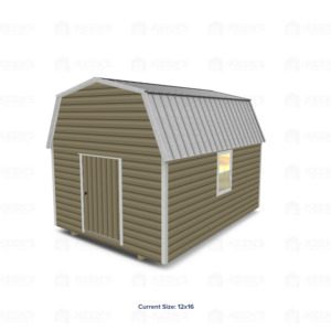 12x16 Lofted Shed Barn
