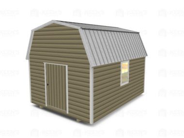 Keen's Buildings, 12x16 Lofted Shed Barn, KBS-GSD121607-1D2W