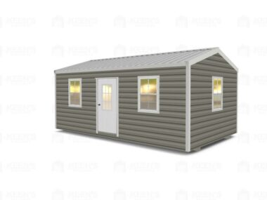 Keen's Buildings, 12x20 Shed w/ Eve Side Door, KBS-EG122007-1D4W
