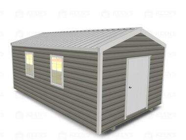 Keen's Buildings, 12x20 Shed w/ Gable Side Door, KBS-122007GSD-1D4W