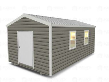Keen's Buildings, 12x20 Shed w/ Gable Side Door, KBS-122007GSD-1D4W