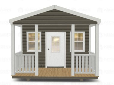 Keen's Buildings, 12x20 Shed w/ Porch, KBS-122007ASP-1D2W