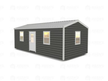 Keen's Buildings, 12x20 Shed w/ Eve Side Door, KBS-EG122007-1D4W