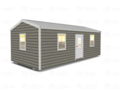 12x24 Shed w/ Eve Side Door