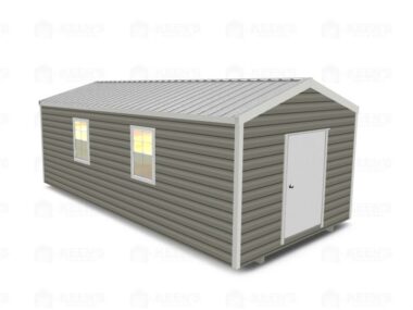 Keen's Buildings, 12x24 Shed w/ Gable Side Door, KBS-122407GSD-1D4W